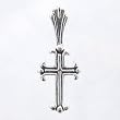 Tiny Cross Charm in Sterling Silver, #11426
