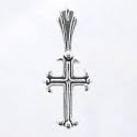 Tiny Cross Charm in Sterling Silver, #11426