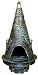 Blue Rooster - ALCH009-AG - Garden Style Cast Aluminum Chiminea - Antique Green - Medium