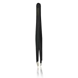 Rubis Stainless Steel Black Slant Tweezer