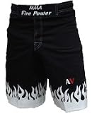 AV Firepower MMA Shorts, Black, Size: 30