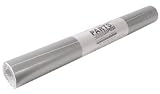 Textured Silver Vinyl Laminate 2 ft. x 9-1/2 ft. Roll