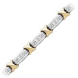 10kt. Two Tone, 1 / 2 ct. tw. Diamond Fashion Bracelet - B00016PV8Y
