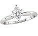 1/2 ct. Colorless Marquise Diamond Solitaire