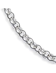 Sterling Silver Fancy Link Necklace QH1050-18"