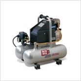 42 Gallon 3 HP Oil Lubricated Direct Drive Electric Portable Twin Pontoon Single Stage Air Compressor