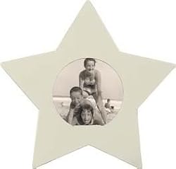 Shape-Up! White Star Metal Magnet Frame by Three By Three Seattle