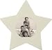 Shape-Up! White Star Metal Magnet Frame by Three By Three Seattle