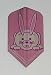 3 sets Cute PINK BUNNY Rabbit Slim flights, Amerithon, Made in the USA