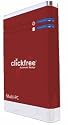 Clickfree Automatic Backup 250 GB Portable External Hard Drive HD225 (Cherry Red)