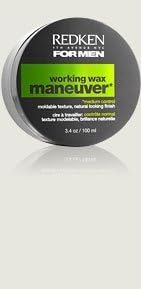 Redken for MEN Maneuver Working Wax - 3.4oz. by Plush Hair