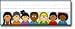 DESK NAMEPLATES MULTICULTURAL 36/PK