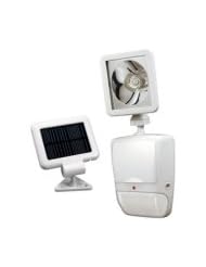 Heath/Zenith SL-7210-WH 180-Degree Solar-Powered Motion-Security Light with LED Bulb, White