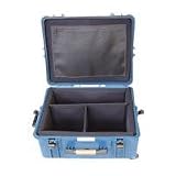 Porta Brace Safeguard Waterproof Large Field Production Vault Performance Hard Case with Soft Interior Divider Kit System - Color Blue