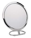 Irving Rice Polished Chrome Folding Purse Mirror