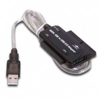 Vantec CB-ISATAU2 SATA/IDE to USB 2.0 Adapter Supports 2.5-Inch, 3.5-Inch, 5.25-Inch Hard Disk Drives (Black)