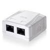 equip equip Datendose UTP Cat.5e / 2-Port Aufputz
