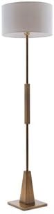Home Decor, Laiton Floor Lamp, Dimensions: 64" H · Shade - 14" Dia Type a Bulb 72" Bulb Sockets: 1 Uses 60 Watt Bulbs. Material: Brass