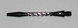 Diamond Cut Chequer Black Shafts - 2 Sets (2BA Short)