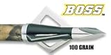 WASP THE BOSS BROADHEADS -- 6-PACKBlades: 3 / Wt: 100 gr / Cutting Dia: 1-1/8