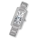 Gordon's Jewelers Ladies' Lucien Piccard Rectangular Diamond Bracelet Watch (Model: 28143SL)