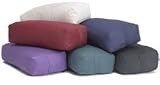 YogaAccessories (TM) Rectangular Cotton Yoga Bolster