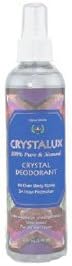 Crystal Deodorant Spray Crystalux 4 oz Liquid