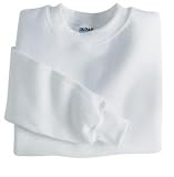 NEW Gildan - Youth Crewneck Sweatshirt White-S