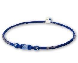Phiten MLB Authentic X30 Necklace  Kansas City Royals  22 Inches