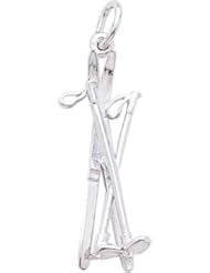 Rembrandt Charms Cross Country Skis Charm