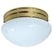 HALL6/PB BRASS FIXTURE 12PK SUNLITE [ 12 PK ]