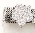 10kt Solid White Gold Charm- DS1122
