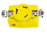 HUBBELL HBL328DCR 30A 28V DC - LOCKING RECEPTACLE - SHOREPOWER - 30A DC CONN by HUBBELL INC.