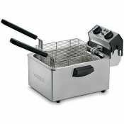 Waring Countertop Dual Commercial Electric Deep Fryer