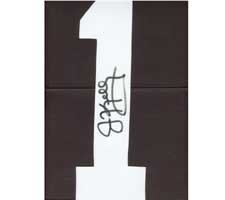 Jim Kelly Autographed/Hand Signed White #1 for a Buffalo Bills Jersey