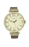 AK Anne Klein Brown Leather Cream Dial Women's Watch #9168IVBN