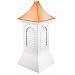 32" Canterbury Vinyl Castle Cupola with Copper Rooftop