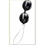 Original BenWa SmartBalls- Kegel Exercise Ben-Wa Balls with Pouch assorted colors like Silver Black