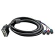 Gefen VGA to Component Video Cable - 1 x HD-15 Male - 3 x RCA Male - 6ft