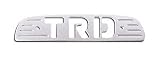 All Sales 74003 Brushed Billet Aluminum Third Brake Light Cover - TRD Logo