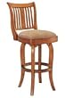 Oak Richardson 30" Swivel Stool By Berkline Family Dining