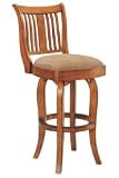 Oak Richardson 30" Swivel Stool By Berkline Family Dining