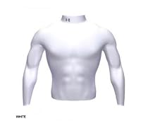 Under Armour ColdGear Mock Long Sleeve T-Shirt (White XX Large)
