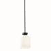 Kichler Lighting 42265AVI Brinbourne Light Mini Pendant, Anvil Iron with Satin-Etched Cased Opal Glass