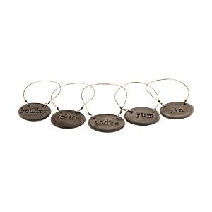 Handcrafted Liquor Decanter Labels - Set of 5