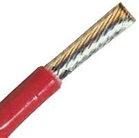 750FT 22 AWG Hook Up Wire PTFE Type E MIL-W-16878/4 - Silver Plated Copper - Extruded PTFE 200C - 600V - Red