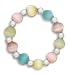 3mm Glass Cat's Eye/SS Stretch Toe Ring