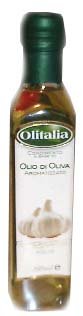 Olive Oil with Garlic (Olitalia) 250ml by parthenonfoods.com