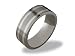 Argenti Titanium Band with Silver Inlay