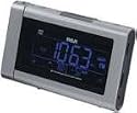 RCA RP5440 SmartSnooze Dual Wake AM/FM Clock Radio with Time Projector